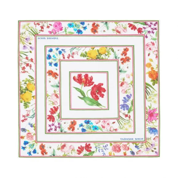  南法风情印花丝巾 AXO100