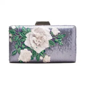  珠片绣花手包 CL18AAX