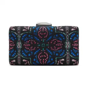  彩色绣花蕾丝手包 CL18AYWB