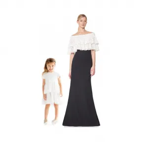  亲子装“经典黑白”系列 KANZ2301M-ASL16176LH