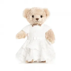  纯白芍药泰迪熊 TANZ2301M-WHITE