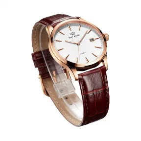 天王/Tianwang 团购定制 不锈钢电玫瑰金表壳 优质日本进口石英机芯 GS3777P-D-A