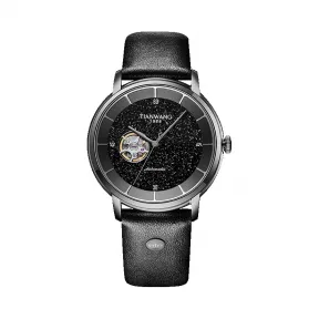 天王/Tianwang 山河系列 不锈钢表壳全电黑色 自动机械 GS51143B.LB.B