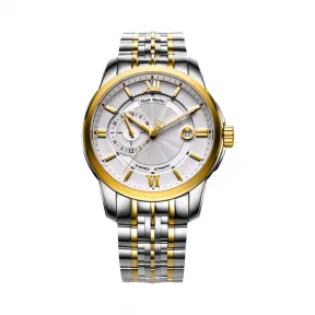 天王/Tianwang 不锈钢表壳，不锈钢表圈及把的电黄金  传奇系列 自动机械 男表 GS5722T-DD