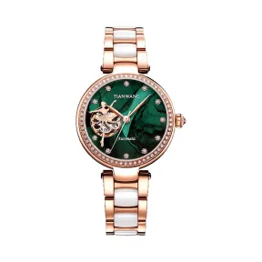 天王/Tianwang MS系列 不锈钢表壳全电玫瑰金 自动机械 LS51043P.CPW.E