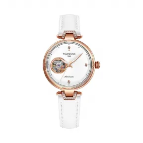 天王/Tianwang 星辰系列 不锈钢表壳全电玫瑰金色 自动机械 LS51146P.LW.W