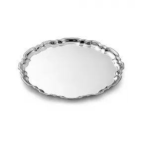 蒂芙尼/Tiffany 纯银 Chippendale 圆形托盘 10077303 