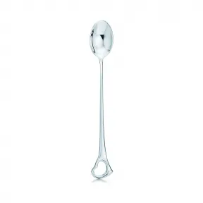 蒂芙尼/Tiffany Elsa Peretti® 系列 Open Heart 纯银婴儿汤匙。