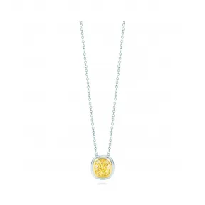 Tiffany Bezet™ 铂金和 18K 金镶黄钻吊坠  26040566
