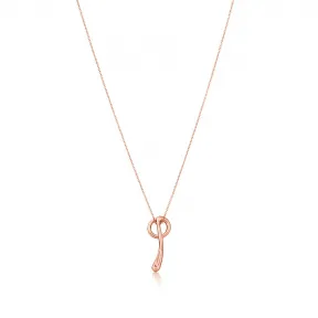 蒂芙尼/Tiffany Elsa Peretti® 字母吊坠 18K 玫瑰金A-Z 可用 29893195 GRP06735