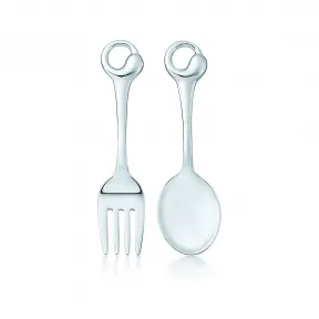 蒂芙尼/Tiffany Elsa Peretti® Eternal Circle 925 纯银儿童叉勺 31530016
