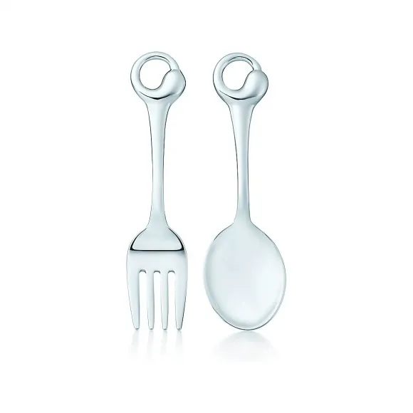 蒂芙尼/Tiffany Elsa Peretti® Eternal Circle 925 纯银儿童叉勺 31530016