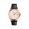 蒂芙尼/Tiffany 百达翡丽 Calatrava 男士手表，18k 玫瑰金，皮革表带。 31723213 
