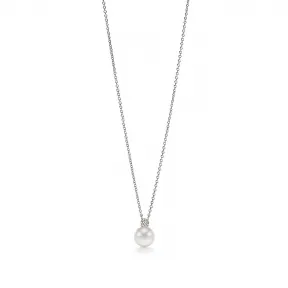 蒂芙尼/Tiffany Tiffany Signature Pearls 18K 白金吊坠 镶单颗珍珠及单颗钻石  33475764 GRP03295