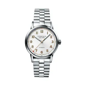 Tiffany CT60® 系列 34 毫米 3-Hand 腕表不锈钢腕表  34668329