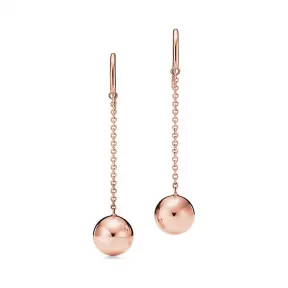 Tiffany HardWear 系列 18K 玫瑰金球形钩式耳环  38172816