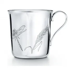 蒂芙尼/Tiffany Flora & Fauna 系列纯银蜻蜓纹饰婴儿杯  62205075 