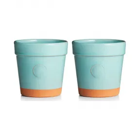 Everyday Objects 系列陶制花盆两件套  62387165