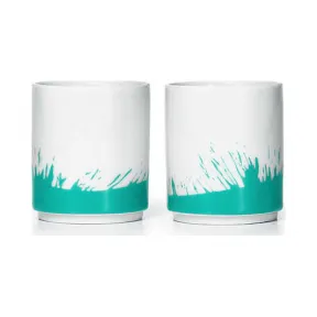 蒂芙尼/Tiffany Color Splash 系列陶瓷清酒酒杯两件套 62746270