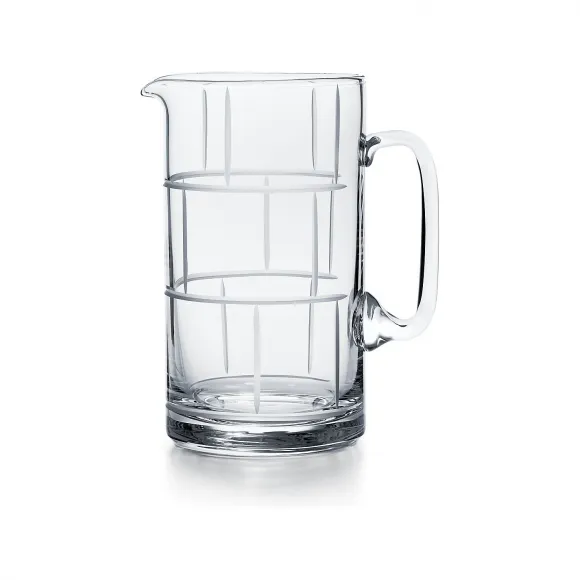 蒂芙尼/Tiffany 现代竹水晶玻璃水罐。 63308331 