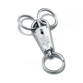 蒂芙尼/Tiffany Tiffany 1837™ Makers 系列纯银及不锈钢贴身钥匙扣。