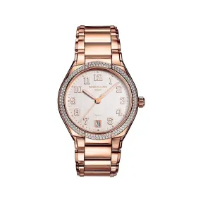 蒂芙尼/Tiffany 百达翡丽 Twenty~4 18k 玫瑰金镶钻女士腕表。 66885003 