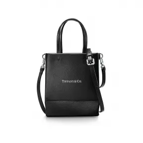 蒂芙尼/Tiffany Tiffany & Co. 黑色皮革迷你购物托特包 69473024 