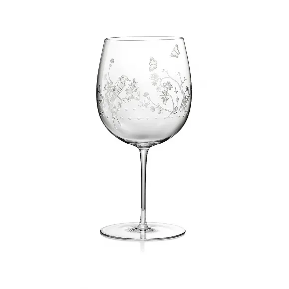 蒂芙尼/Tiffany Tiffany Audubon 手工蝕刻紅酒杯 71475247 