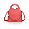 蒂芙尼/Tiffany Tiffany™ 系列木槿红色皮革迷你托特包