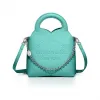 蒂芙尼/Tiffany Tiffany™ 系列 Tiffany Blue® 蒂芙尼蓝色皮革迷你托特包