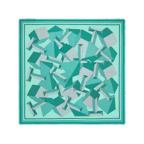 蒂芙尼/Tiffany Tiffany T Giant T Tiffany Blue 羊絨和絲絨披肩 72020731 