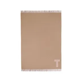 蒂芙尼/Tiffany 米色和摩根石粉色羊绒和羊毛拼色毯子 72029941 