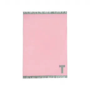 蒂芙尼/Tiffany 翡翠绿和摩根石粉色羊绒和羊毛拼色毯子 72030095 