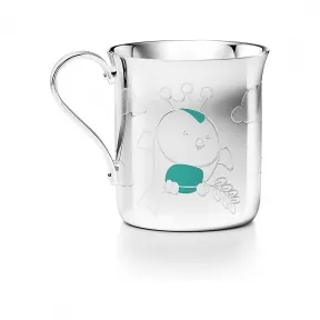 蒂芙尼/Tiffany Tiny Tiffany 小鳥圖案純銀嬰兒杯 72172582 