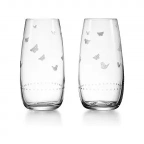 蒂芙尼/Tiffany Audubon 水晶玻璃无柄香槟杯，两件套 72457846 