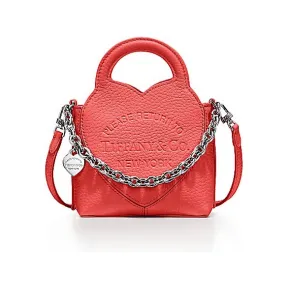 蒂芙尼/Tiffany Return to Tiffany™ 芙蓉红皮革微型托特包 72870239