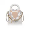 蒂芙尼/Tiffany Return to Tiffany® 中性色嵌花皮革迷你 Charm 托特包 72870336 