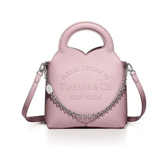 蒂芙尼/Tiffany Return to Tiffany™ 水晶粉色皮革迷你托特包 72910893 