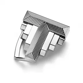 蒂芙尼/Tiffany T Deco 镀钯黄铜皮带扣 73912164