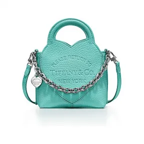 蒂芙尼/Tiffany 返回 Tiffany® 蒂芙尼蓝® 皮革微型托特包 GRP12336