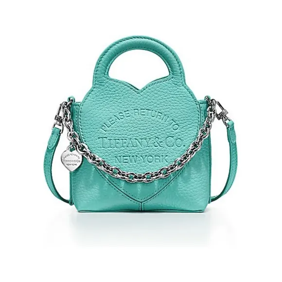 蒂芙尼/Tiffany 返回 Tiffany® 蒂芙尼蓝® 皮革微型托特包 GRP12336