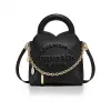 蒂芙尼/Tiffany Return to Tiffany® 黑色皮革迷你吊饰托特包 GRP12338