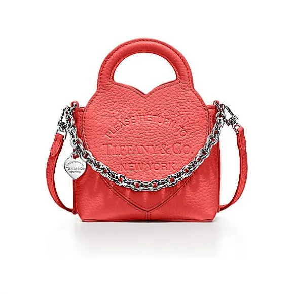 蒂芙尼/Tiffany 返回 Tiffany® 芙蓉红皮革微型托特包 GRP12346