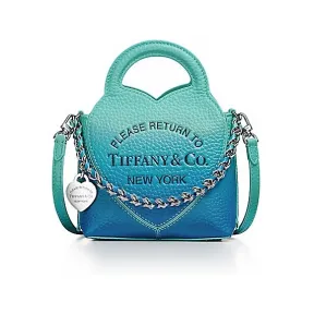 蒂芙尼/Tiffany Return to Tiffany™ 无限蓝色皮革微型托特包 GRP12581