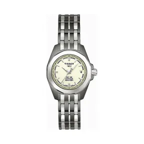 天梭 Tissot T-Sport系列 钛金属 石英机芯 女表 T008.010.44.261.00