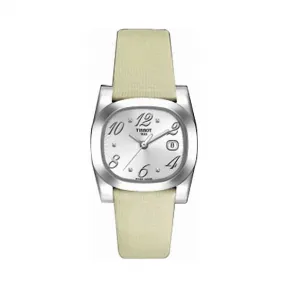 天梭 Tissot T-Lady系列 织物 石英机芯 女表 T009.110.17.037.00