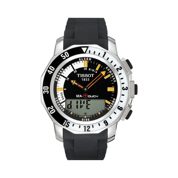 天梭 Tissot T-Touch系列 橡胶 石英机芯 男表 T026.420.17.281.00