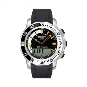 天梭 Tissot T-Touch系列 橡胶 石英机芯 男表 T026.420.17.281.01