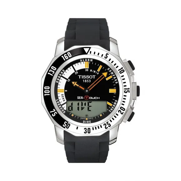 天梭 Tissot T-Touch系列 橡胶 石英机芯 男表 T026.420.17.281.01