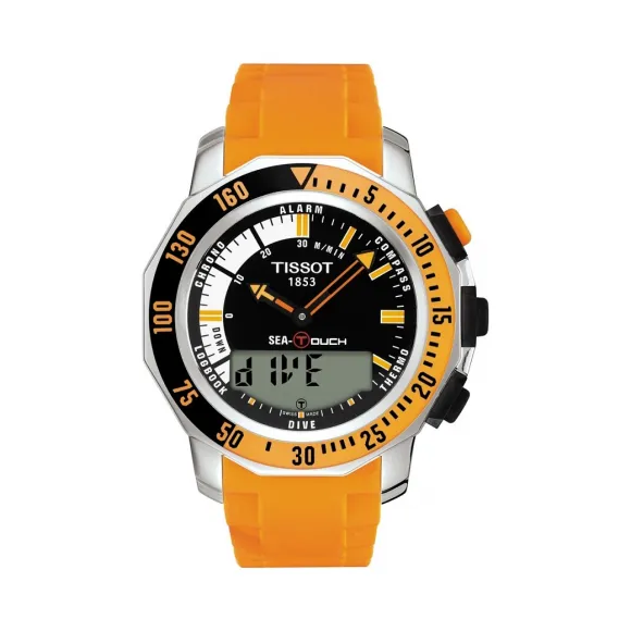 天梭 Tissot T-Touch系列 橡胶 石英机芯 男表 T026.420.17.281.03